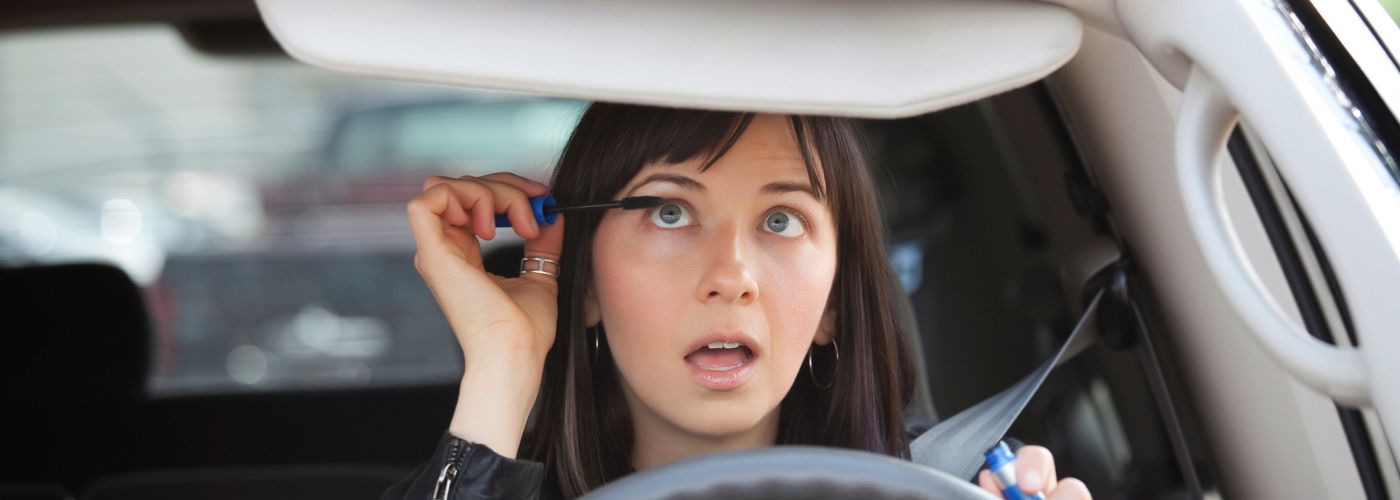 Don't get distracted while driving